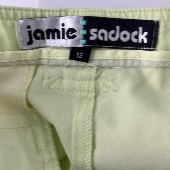 Jamie Sadock Honey Dew-Coloured Cotton Golf Shorts - Picture 8 of 10